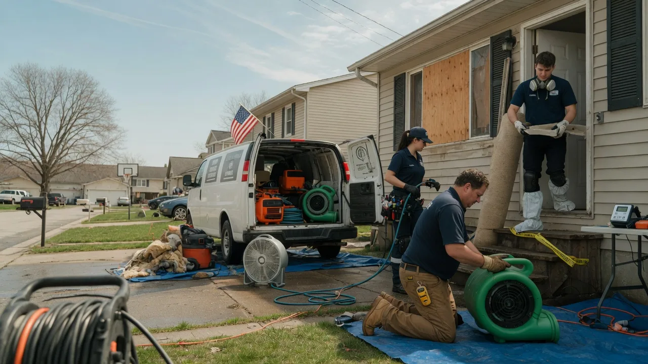 Water Damage Restoration in Leesville, OH near me